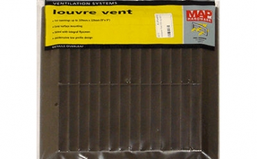 Ventilador Plástico Castanho Duplo  229 mm x 229 mm